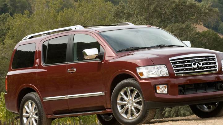 Infiniti QX56 2009 In Brown Front Pose